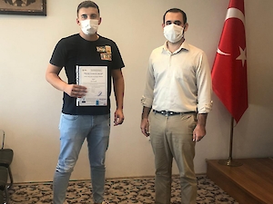 Mesleki Yeterlilik Belgelerimizi Teslim Ediyoruz