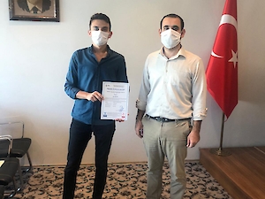 Mesleki Yeterlilik Belgelerimizi Teslim Ediyoruz