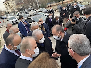 UTSO Başkanı Ercan İhtiyar Uzunköprü'nün Sorunlarını Binali Yıldırım'a Iletti