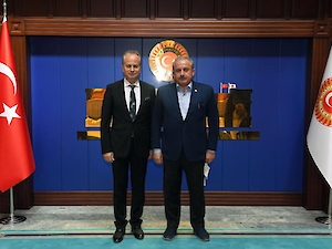 Başkan Ercan İhtiyar'dan TBMM Başkanı Mustafa Şentop'a Uzunköprü OSBZiyareti