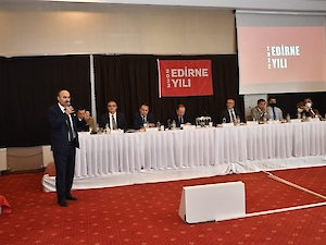 UTSO Başkanı Ercan İhtiyar Edirne Turizm Master Planı Toplantısı’na Katılım Sağladı