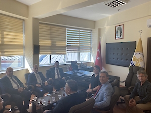 UTSO Başkanı Ercan Ihtiyar, Edirne Valisi Hüseyin Kürşat Kırbıyık’a Bilgilendirmede Bulundu