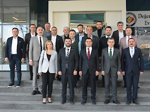 UTSO'dan Çorlu TSO'ya Hayırlı Olsun Ziyareti