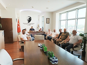 Edirne Ticaret ve Sanayi Odası Yönetim Kurulu Başkanı Sezai Irmak ve Heyetinden Odamıza Ziyaret