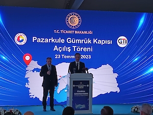 İpsala İbrahim Girgin Tır Parkı ve Pazarkule Sınır Kapısı Açılış Töreni Gerçekleştirildi