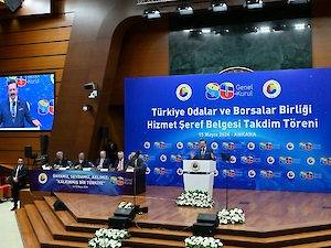 Başkanımız İsmail Akalın TOBB 80. Genel Kurulu'na Katılım Sağladı