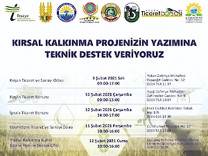 Kırsal Kalkınma Yatırımlarının Desteklenmesi Hakkında Duyuru !!