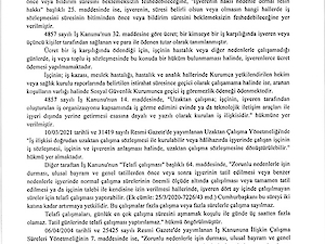 Çalışma Ve Sosyal Güvenlik Bakanlığı'ndan İşyerlerinde Covid-19 Tedbirleri Hakkında Önemli Duyuru!!!