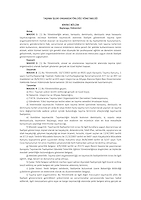 Taşıma İşleri Organizatörlüğü Yönetmeliği