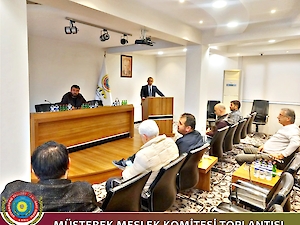 5 Aralık Cuma günü, odamız bünyesinde faaliyet gösteren Meslek Komitelerimizin Müşterek Toplantısını gerçekleştirdik